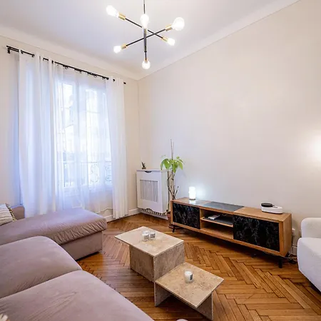 公寓 Grand 2p 52m2 Centre Nice-gare 3min-clim-6 Pers-plage 8min