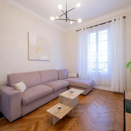 Grand 2p 52m2 Centre Nice-gare 3min-clim-6 Pers-plage 8min Apartman